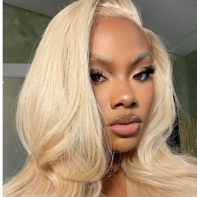 Tissage blond brut Raw Hair ondulé - bodywave