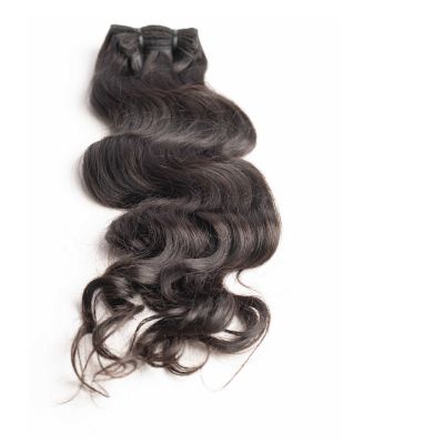 Tissage Body Wave naturel en cheveux Raw Indien Bigoudis Raw Hair
